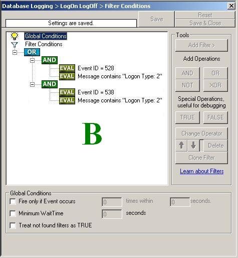 Interactive Logon Logoff Filter Monitorware Agent